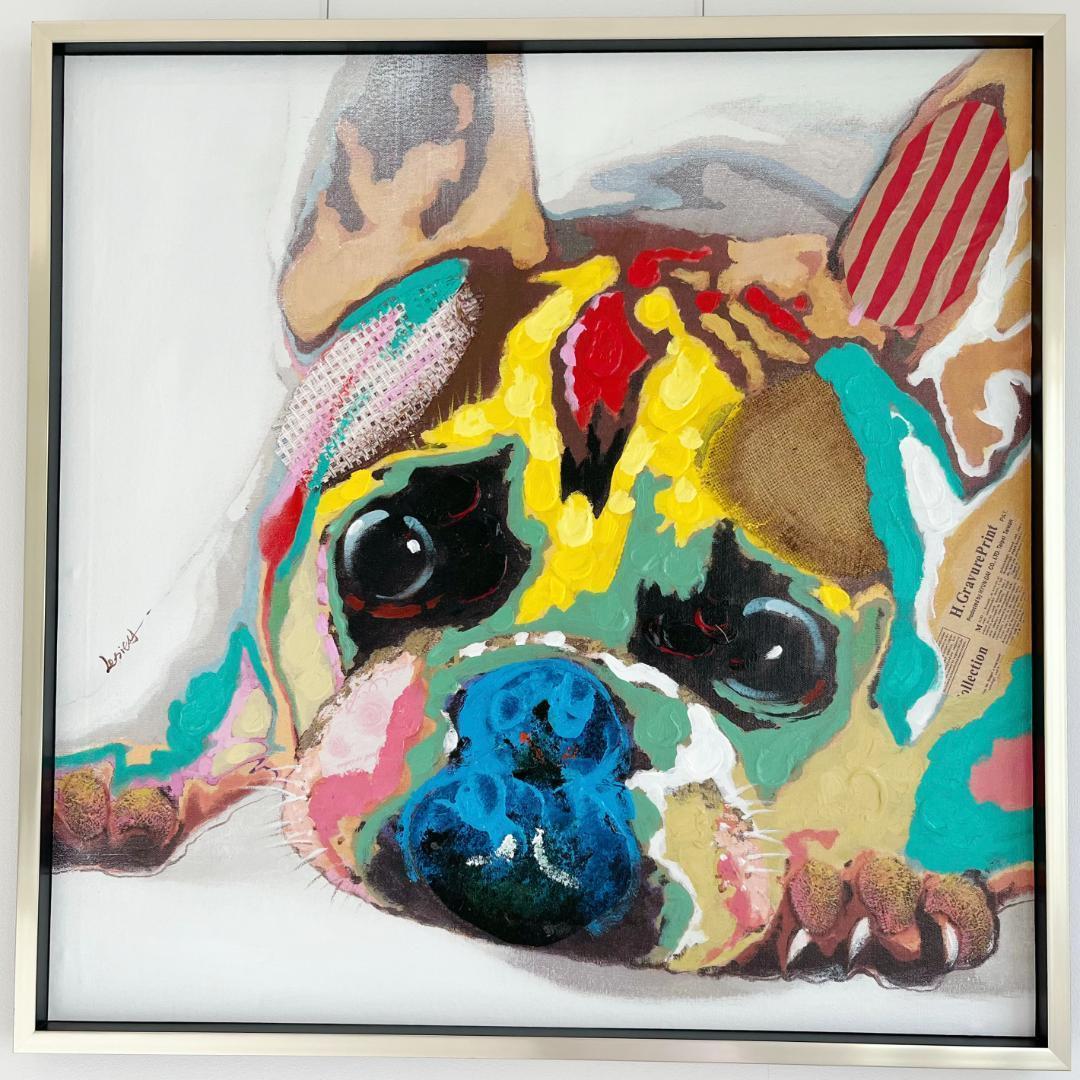 オイル ペイント アート【ハンドペイント 】1枚ずつ手描き＜キャンバス製＞