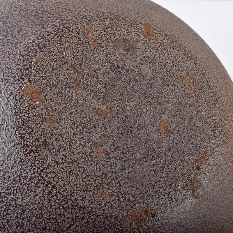 茶道具　人間国宝　釜師　高橋敬典作　浜松地文　真形釜　共箱　V　R8547B