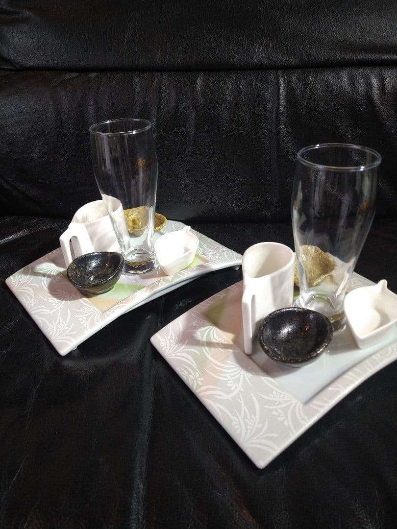 ♥ホームパーティー用♥美濃焼 ・名作良峰作高級浮き上り銀彩皿⬛５種豪華２セット