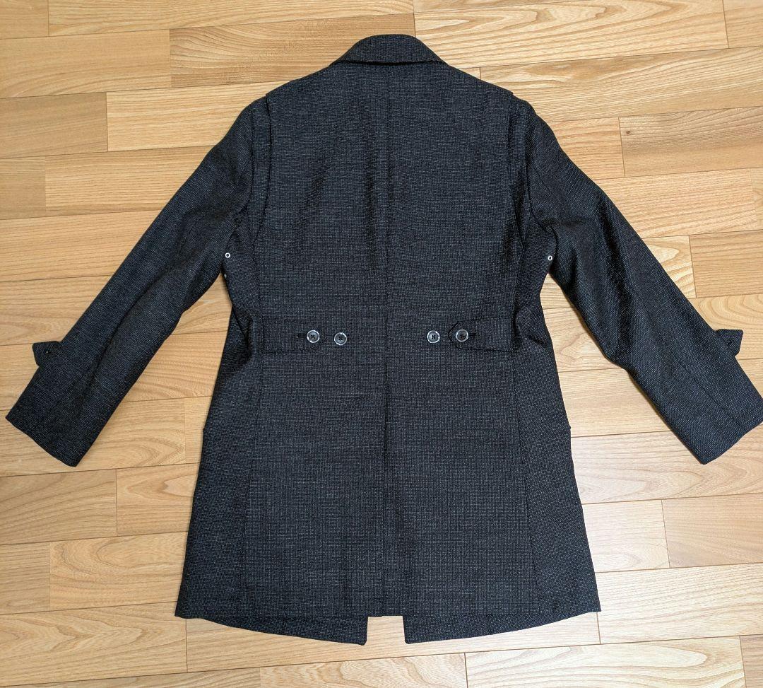 新品タグ付 HILTON ヒルトン コート ウール100% グレー ステンカラー