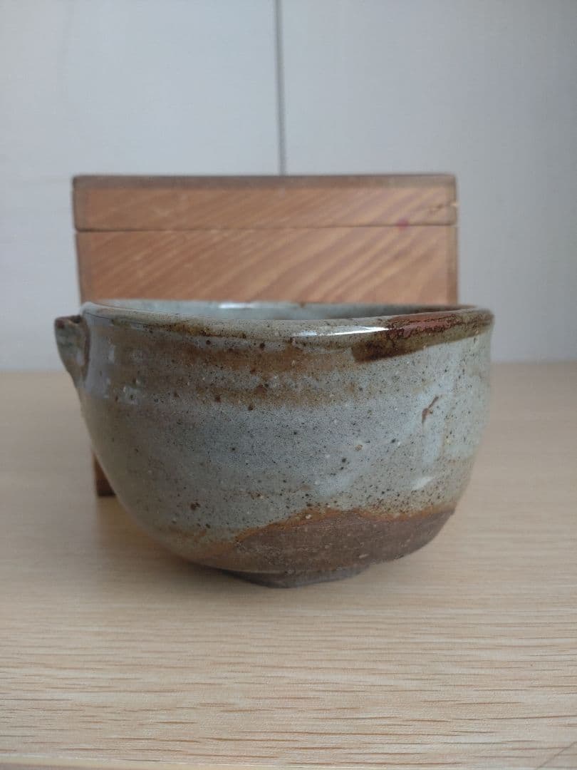 【うぶ品】江戸時代　古唐津　皮鯨　絵唐津　沓形　片口茶碗　ぐい呑　嘴