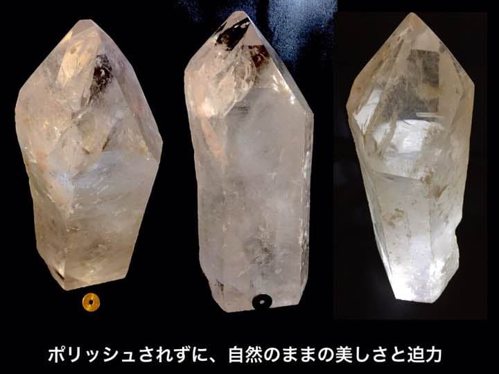 水晶 原石 六角柱 クリスタルクオーツ 6㎏ 30㎝ レア