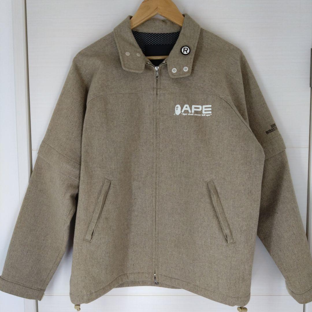 APE GORE WINDSTOPPER ジャケット ベージュ
