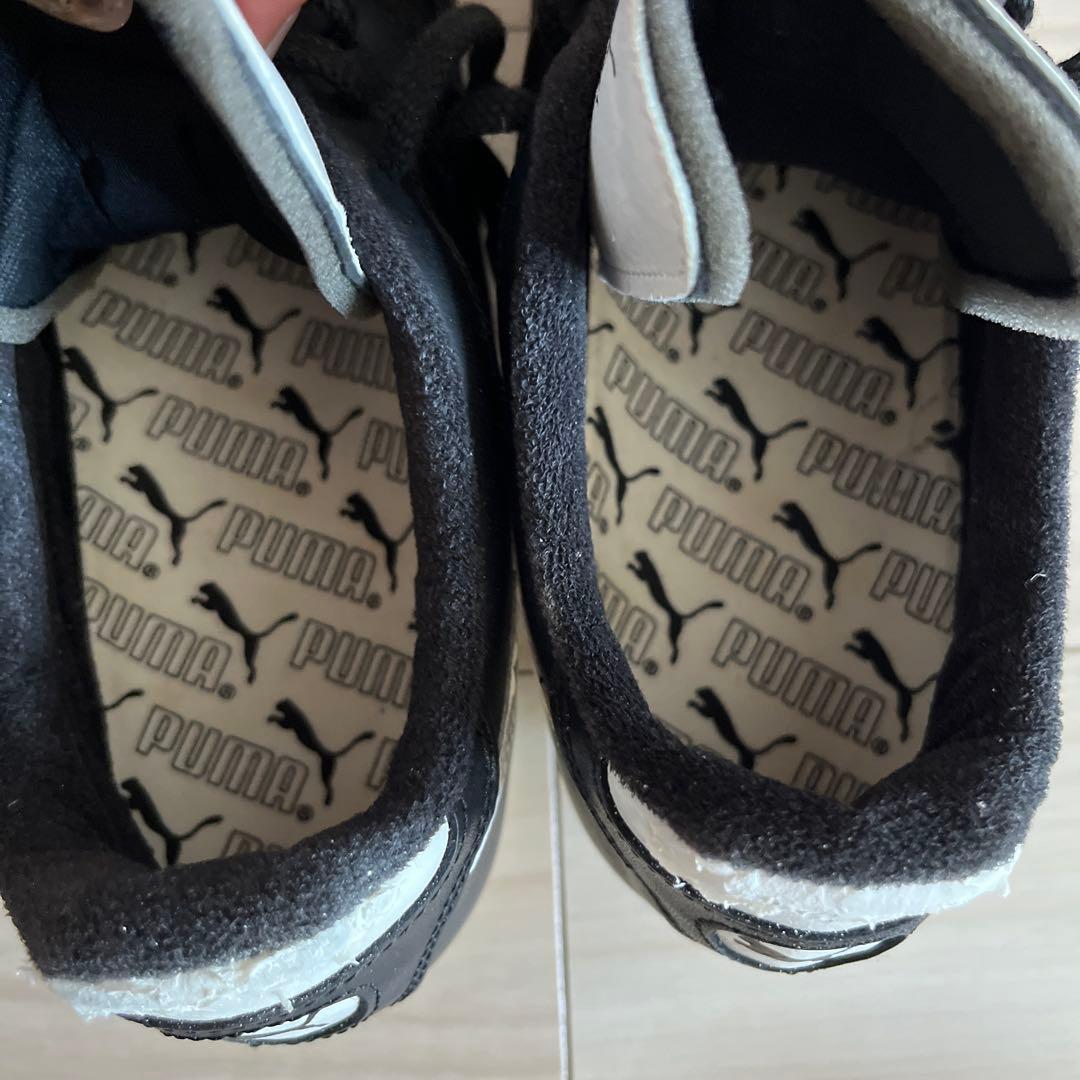 プーマ パラメヒコ ブラックホワイト スパイク 27.5cm