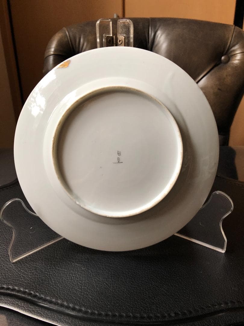 オールドノリタケ 金彩プレート②　百田造　鶴の絵図