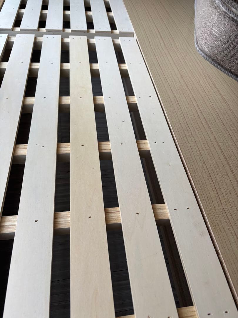 【らいふ】シングルサイズベッドフレーム＆シングルサイズマットレス