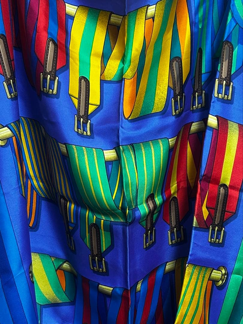 ★カルネ ★HERMES/エルメス スカーフ90 ベルト柄