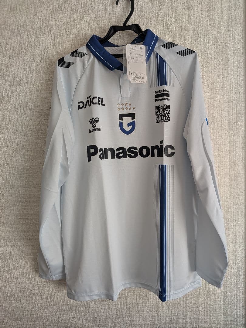 【新品未使用】25ガンバ大阪レプリカユニ長袖シャツ 2nd 2XL