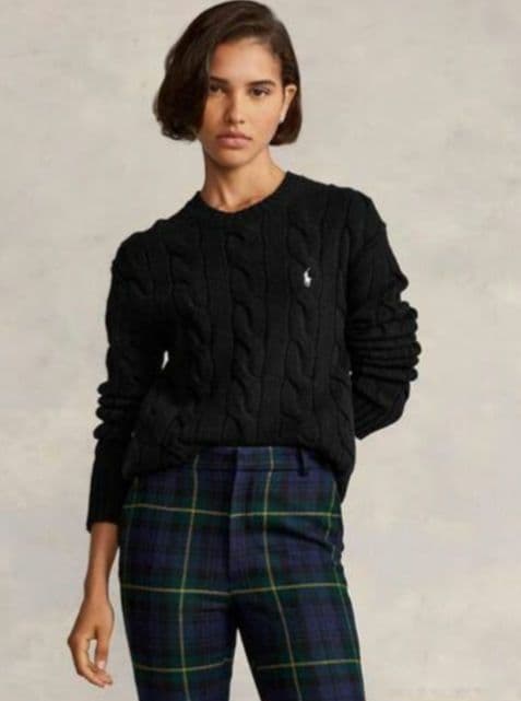 momo様【美品】ラルフローレン大人気オーバーサイズカシミヤ太ケーブルニット現行