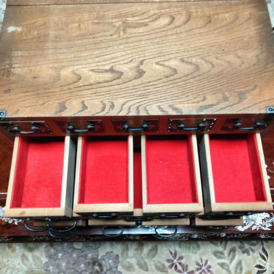 李朝家具アンティーク百味箪笥　薬箪笥ヤクジャンコレクションケース