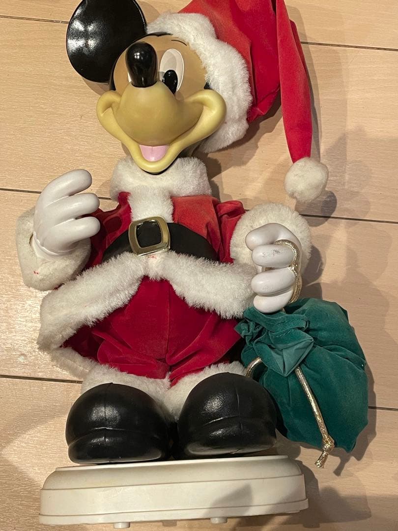 ♡アンティーク ミッキーマウス　サンタ 箱付き クリスマス　ディスプレイフィギュ
