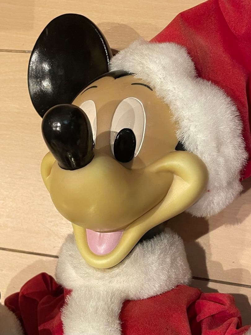 ♡アンティーク ミッキーマウス　サンタ 箱付き クリスマス　ディスプレイフィギュ