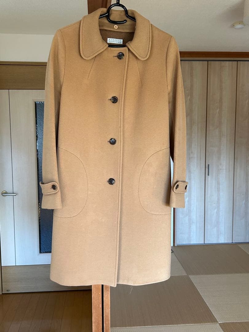 BARNEYS NEWYORKキャメル コート 2way(襟取り外し)
