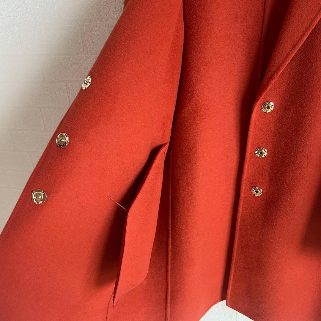 美品✨MARELLA ダブルフェイス　ロングコート　オレンジ　38