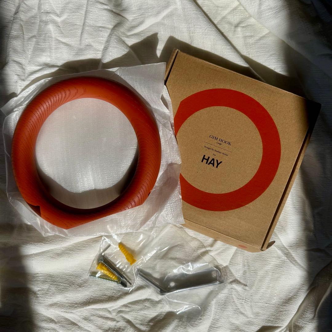 【新品未使用】HAY gymhook ジムフック　赤 L ヘイ