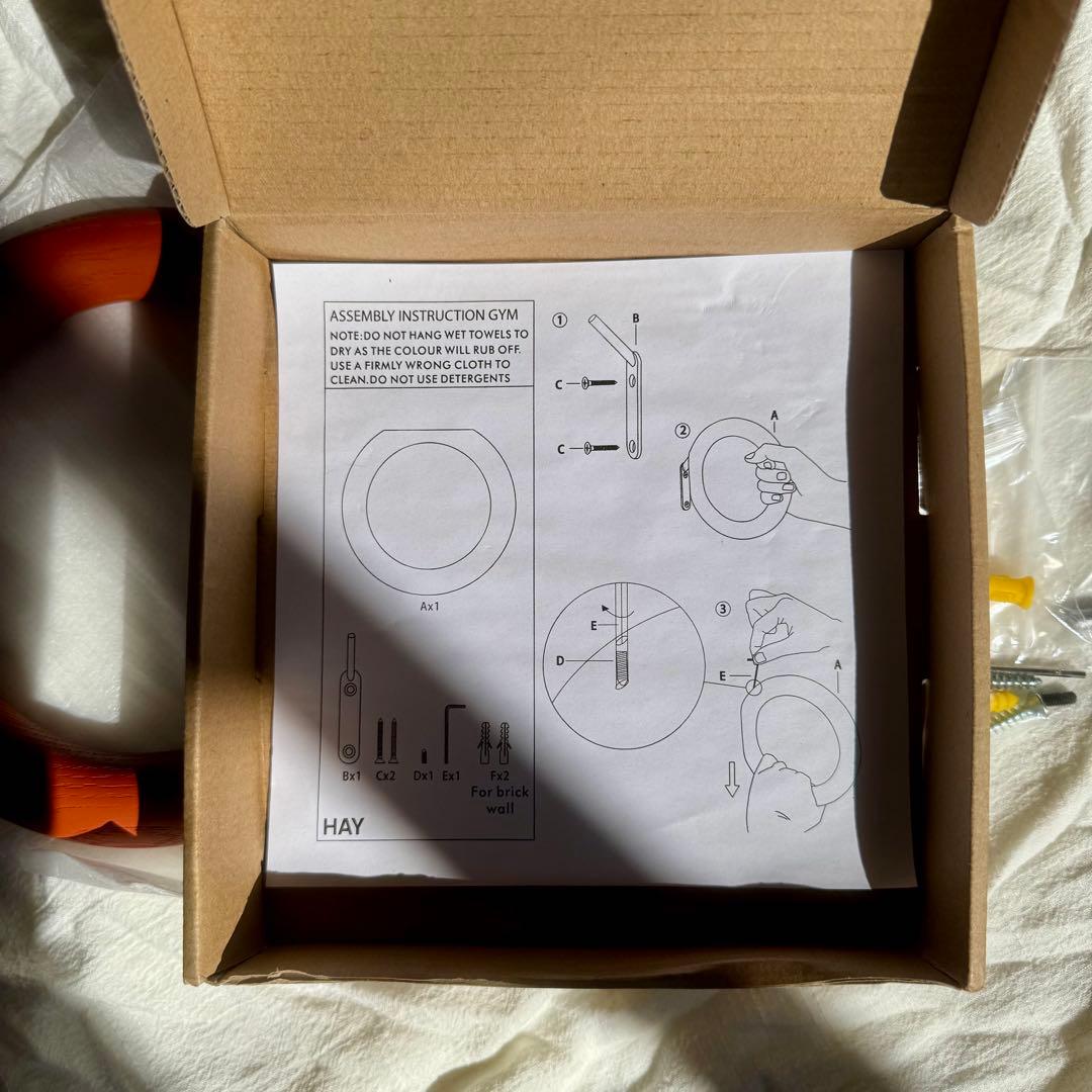 【新品未使用】HAY gymhook ジムフック　赤 L ヘイ