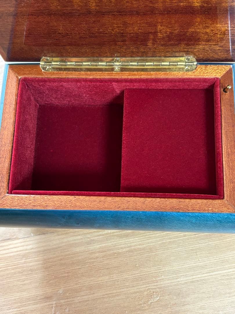 sale❣️未使用ビンテージ イタリア製象嵌細工オルゴールMARIORITA動作品