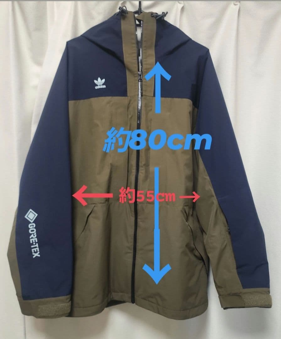 【fuky】adidas GORE-TEX フード付き スノボウェア