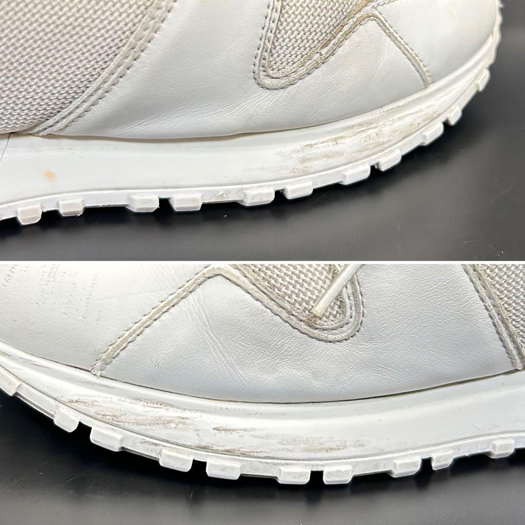 ルイヴィトン ランアウェイ スニーカー モノグラム メンズ レザー 白 26cm