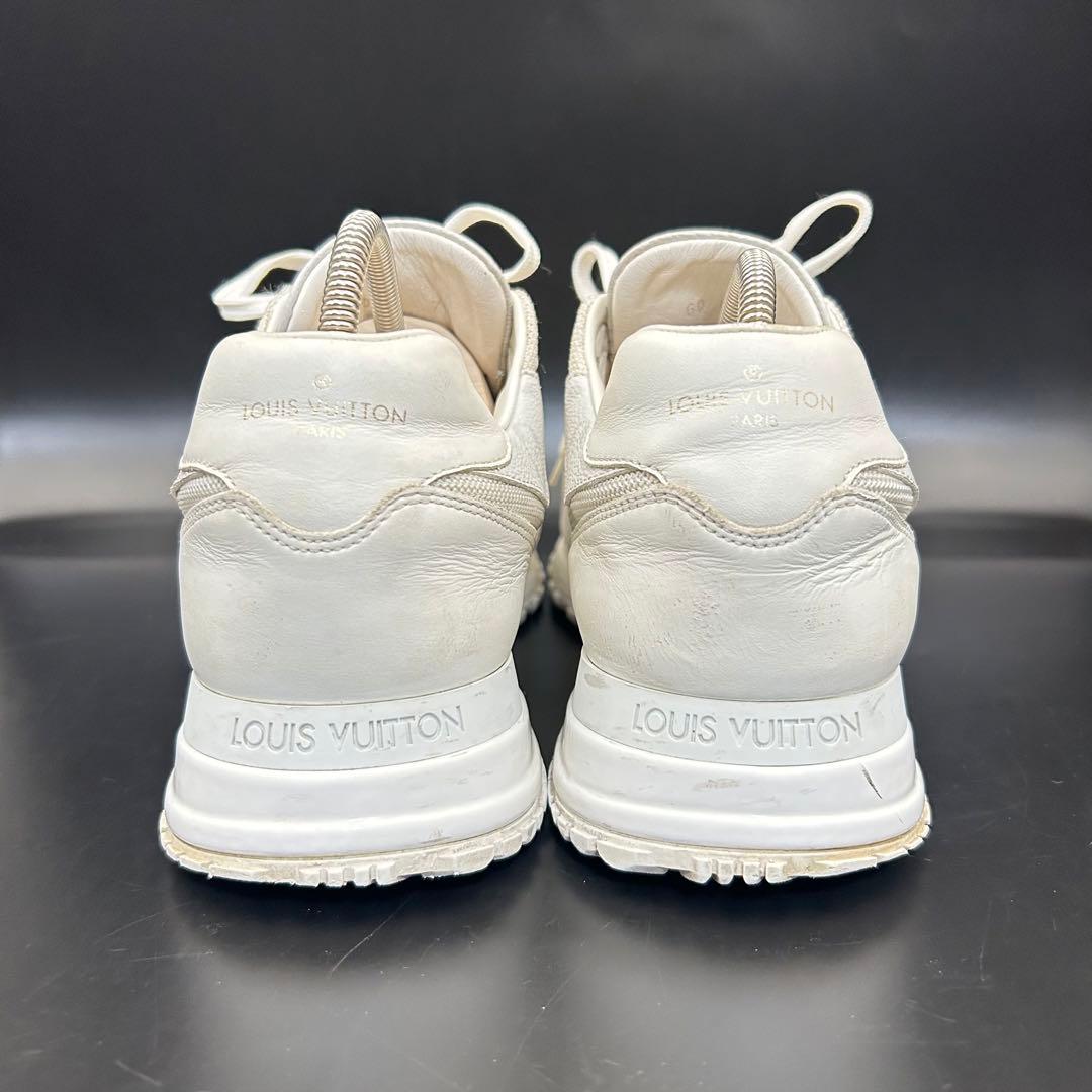 ルイヴィトン ランアウェイ スニーカー モノグラム メンズ レザー 白 26cm