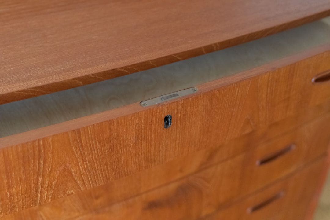 木製ミッドセンチュリー　6段　チェスト　タンス