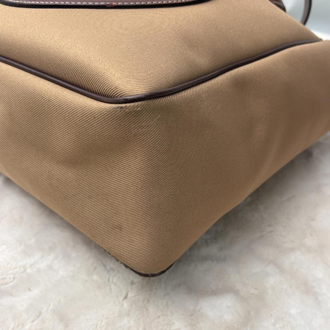 廃盤品　HUNTING WORLDサファリ キャンバス×レザートートバッグ