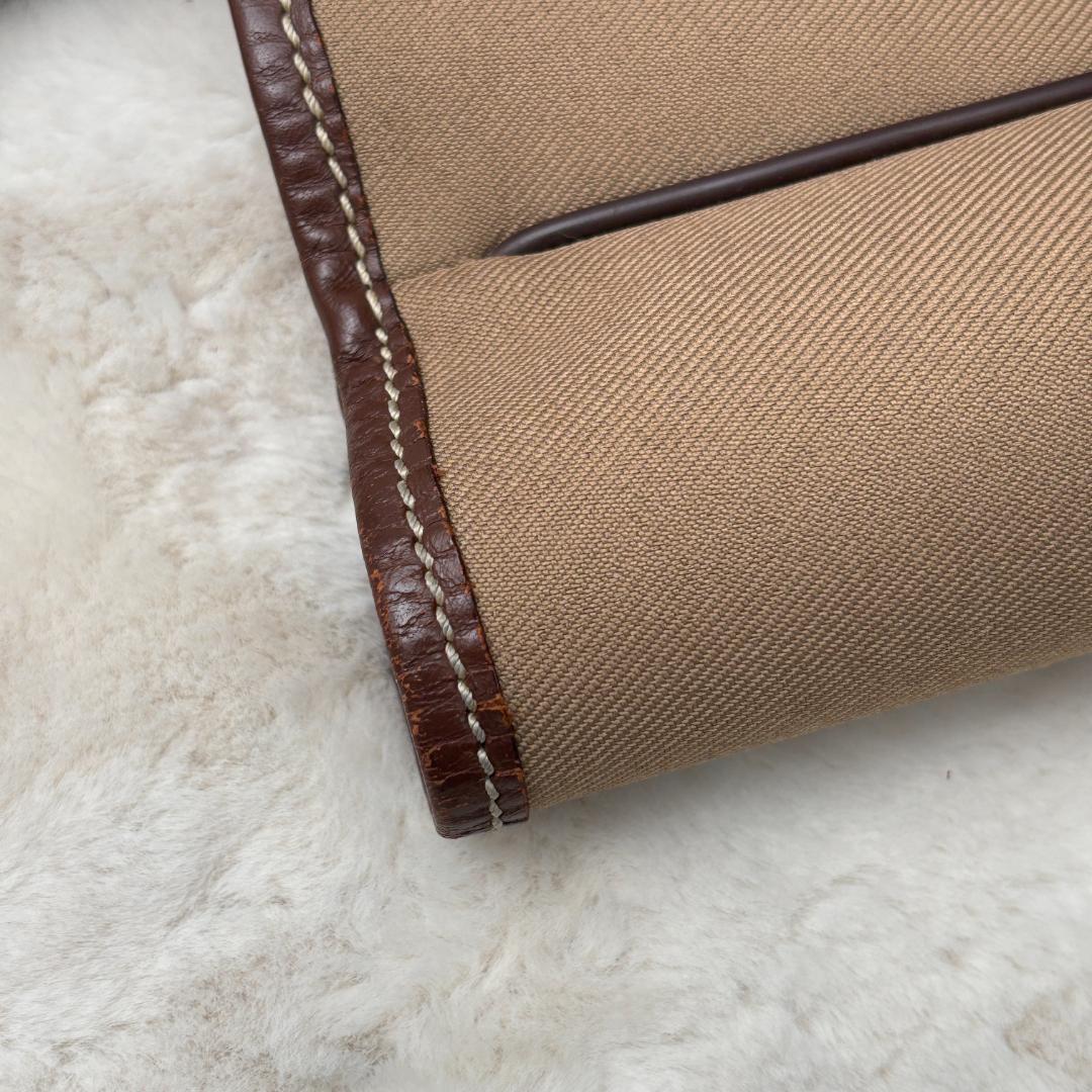 廃盤品　HUNTING WORLDサファリ キャンバス×レザートートバッグ