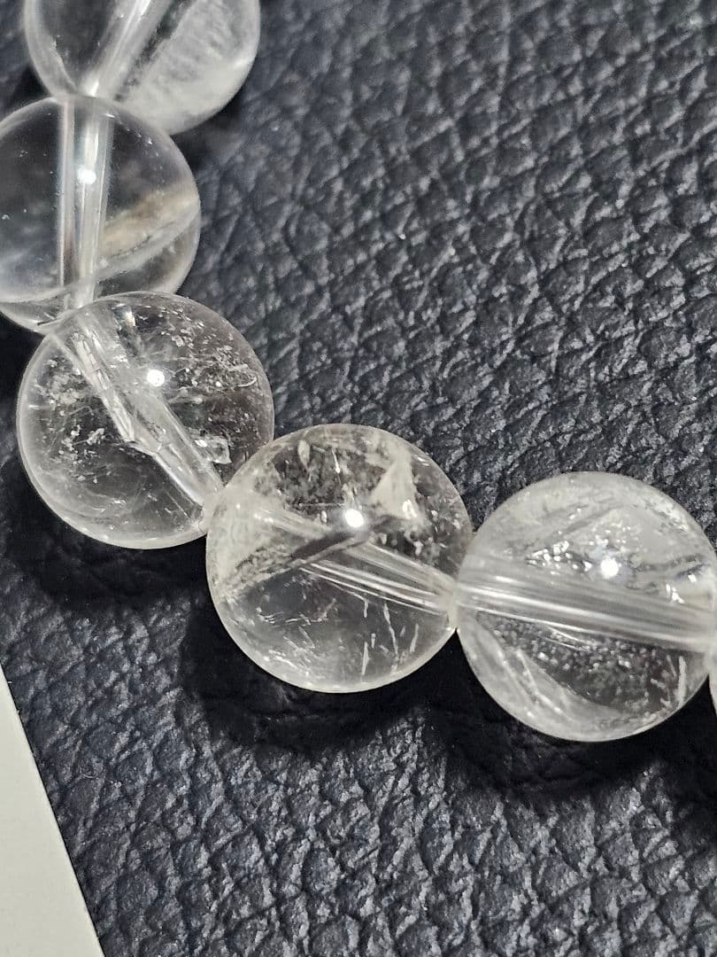 10mm　貫入水晶　クォーツインクォーツ　マニファステーション　ブレスレット