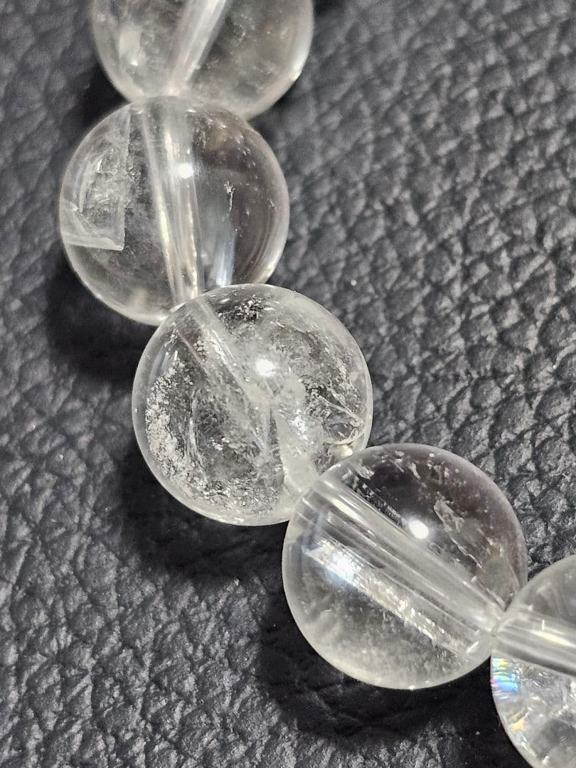 10mm　貫入水晶　クォーツインクォーツ　マニファステーション　ブレスレット