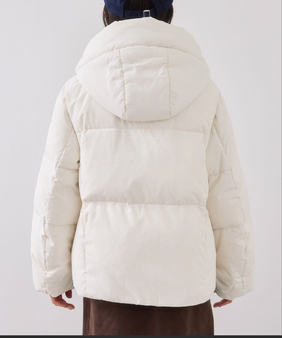 VIS フード取り外し可能軽量ダウンブルゾン/2WAY・撥水加工