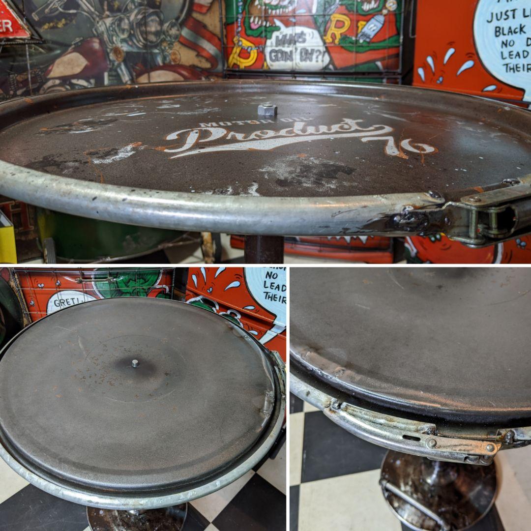 インダストリアルインテリア ガレージテーブル コーヒーテーブル M-Type