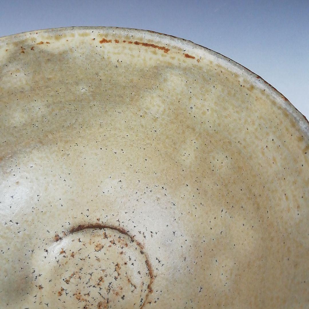 Ｗ２０７　茶碗　『黄伊羅保　茶碗』『深草窯　西川實 作』　共箱　抹茶碗　茶道具