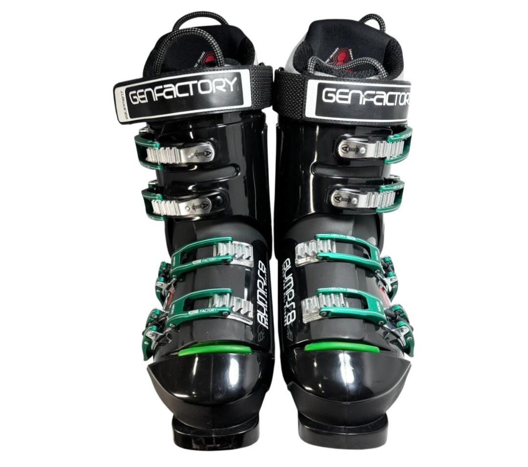 【美品】GENFACTORY BUMPS8 バンプス8 スキー ブーツ グレー