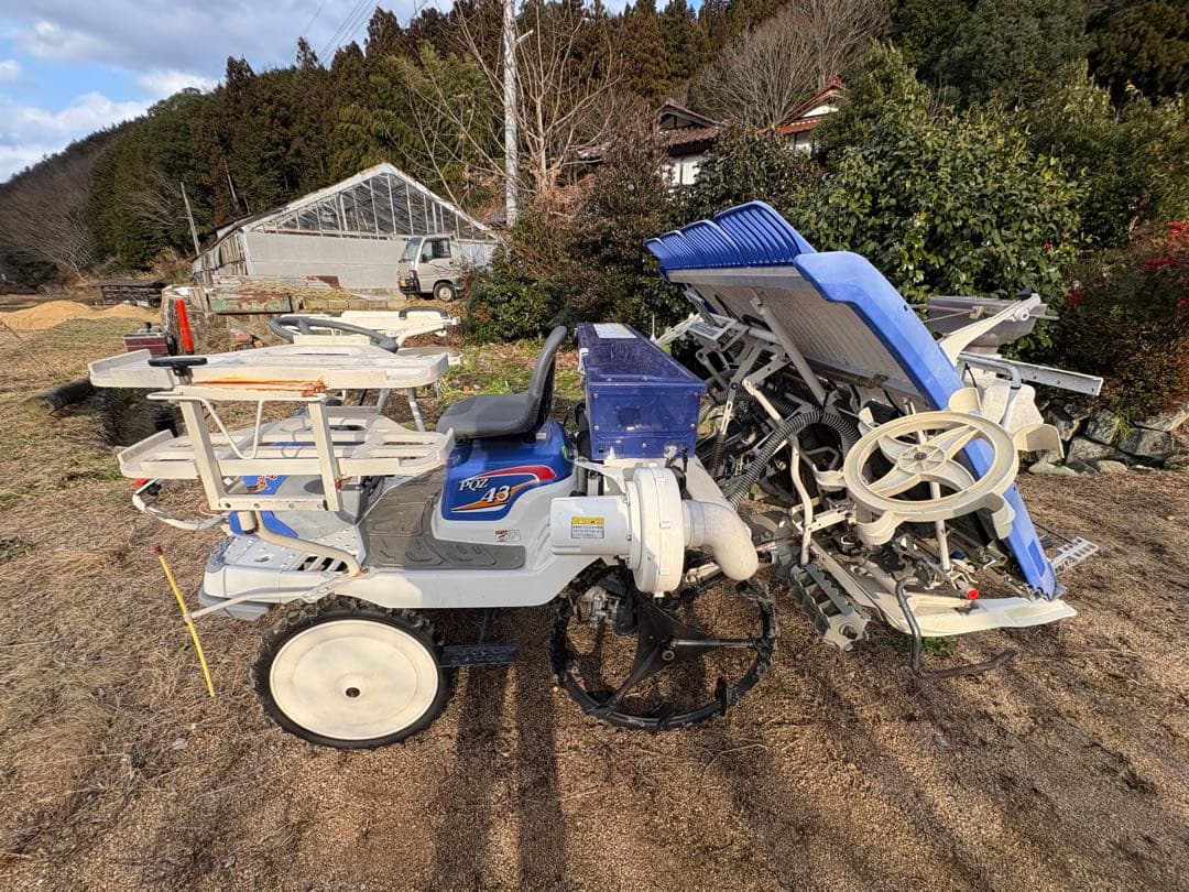 Y*O様 【広島発】イセキ／田植機／PQZ43-DULF 4条／施肥機付・未使用