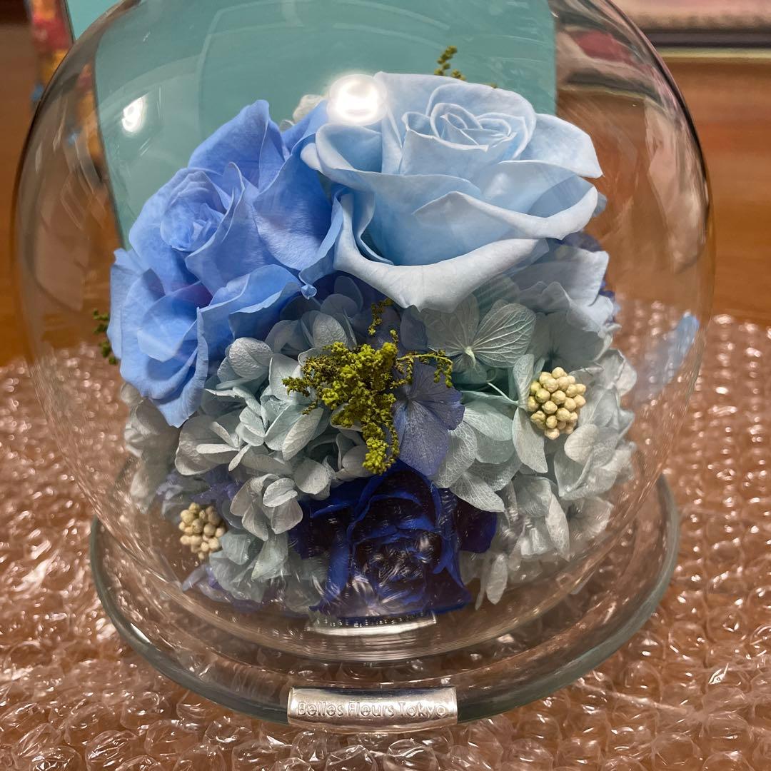 プリザーブドフラワー　ブルー　未使用