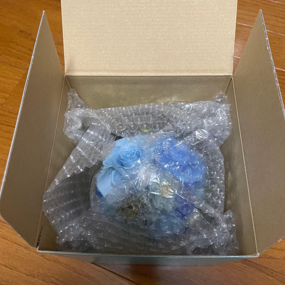 プリザーブドフラワー　ブルー　未使用