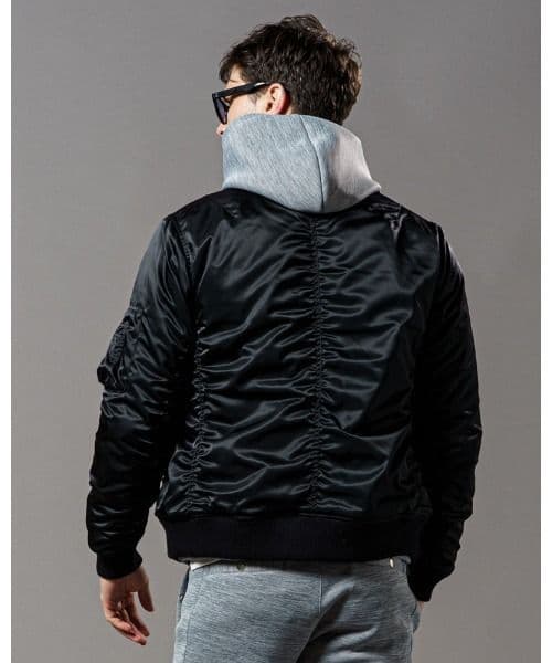 wjk　vintage twill MA-1　黒 XL archive　美品