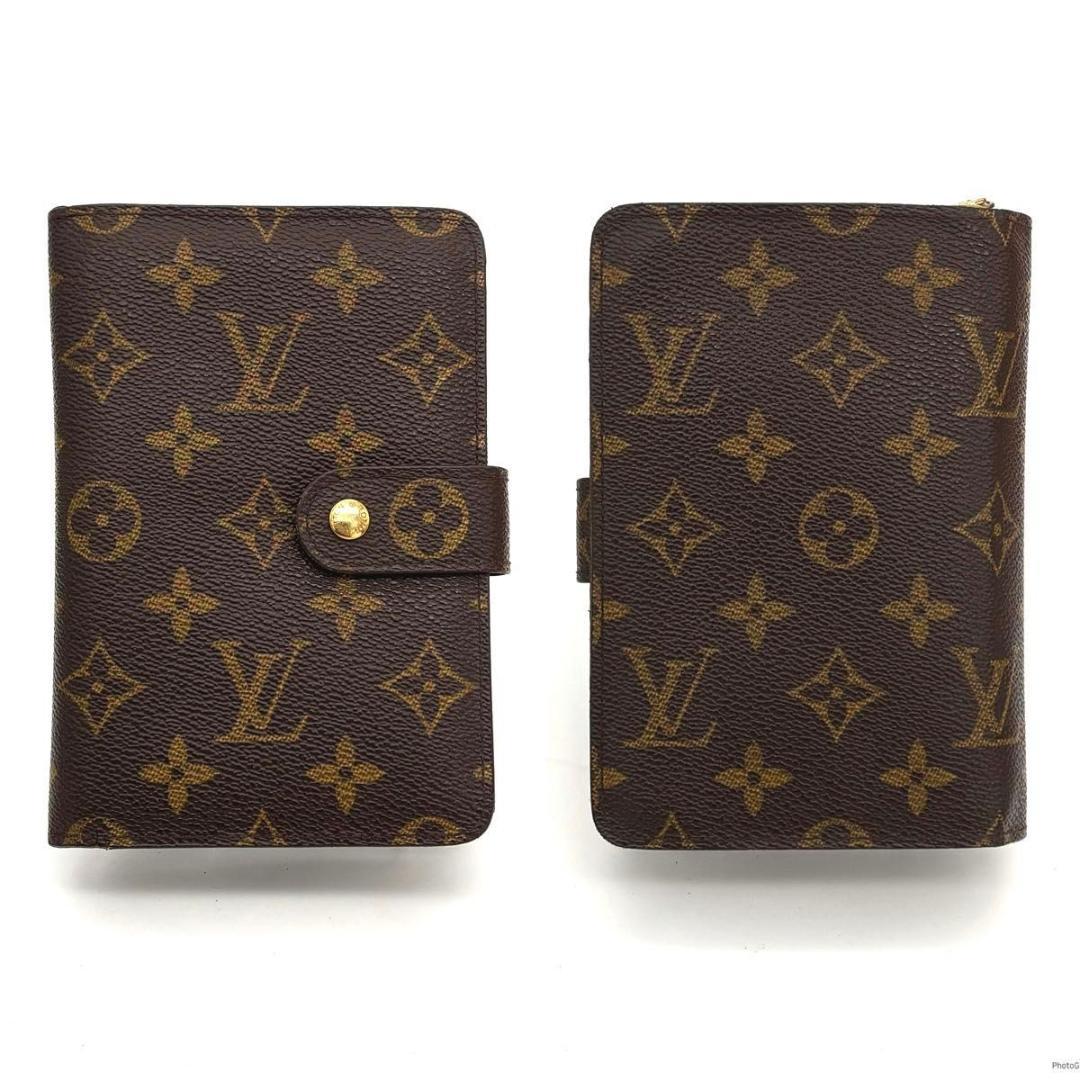 ルイヴィトン モノグラム ポルトパピエジップ ラウンドファスナー 二つ折り財布