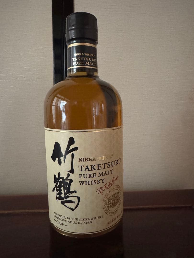 ピュアモルト　竹鶴　前ラベル　700ml ウイスキー