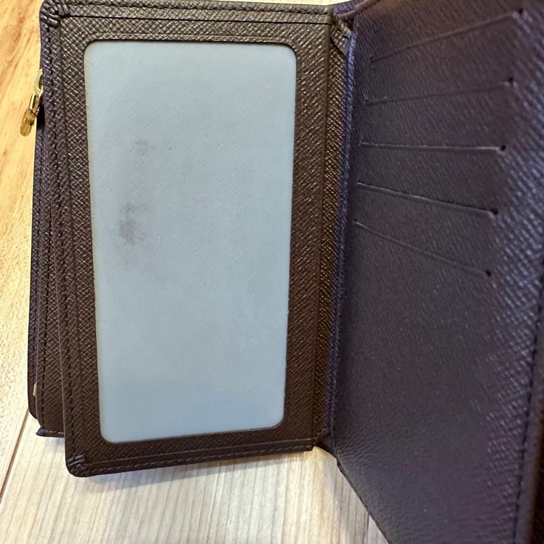 【超美品】LOUIS VUITTONルイヴィトン アレクサンドラ ダミエ　財布