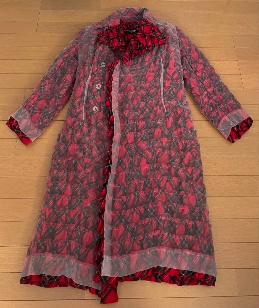 JUNYA WATANABE コムデギャルソン ☆レッドチェックコート