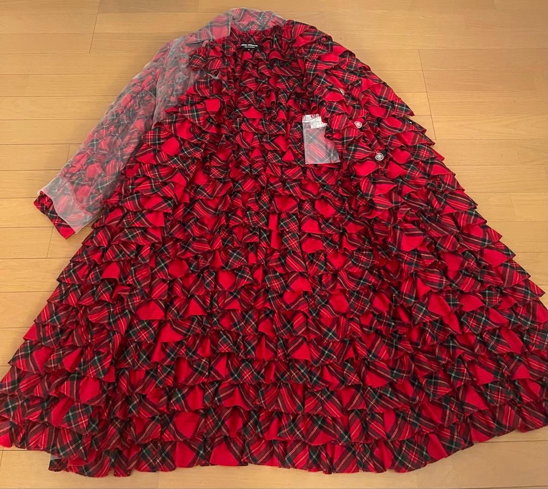 JUNYA WATANABE コムデギャルソン ☆レッドチェックコート