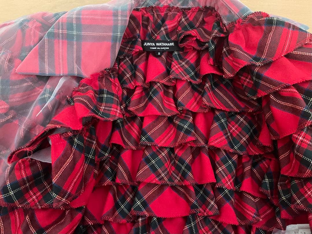 JUNYA WATANABE コムデギャルソン ☆レッドチェックコート