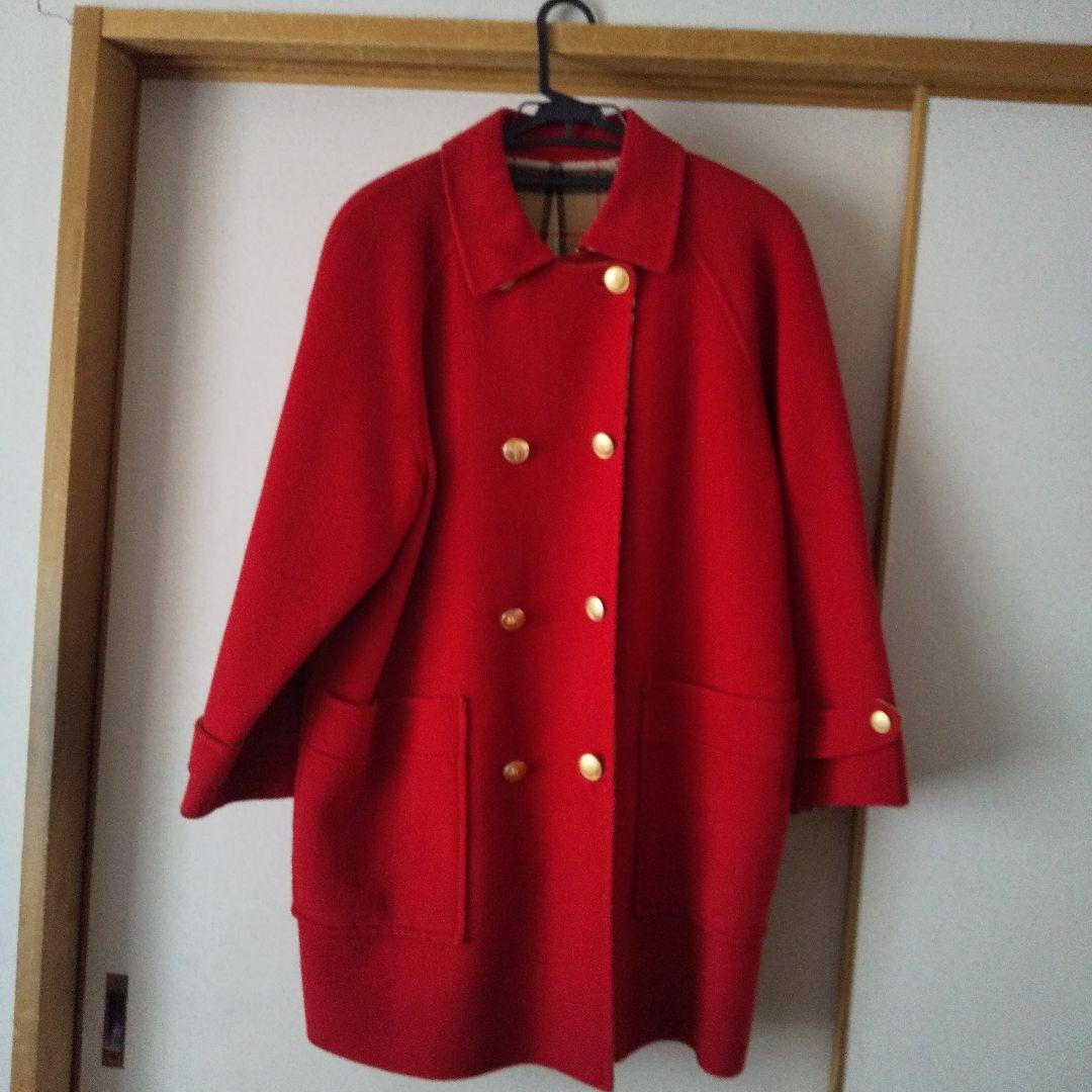 バーバリーハーフコート（カシミア入り）