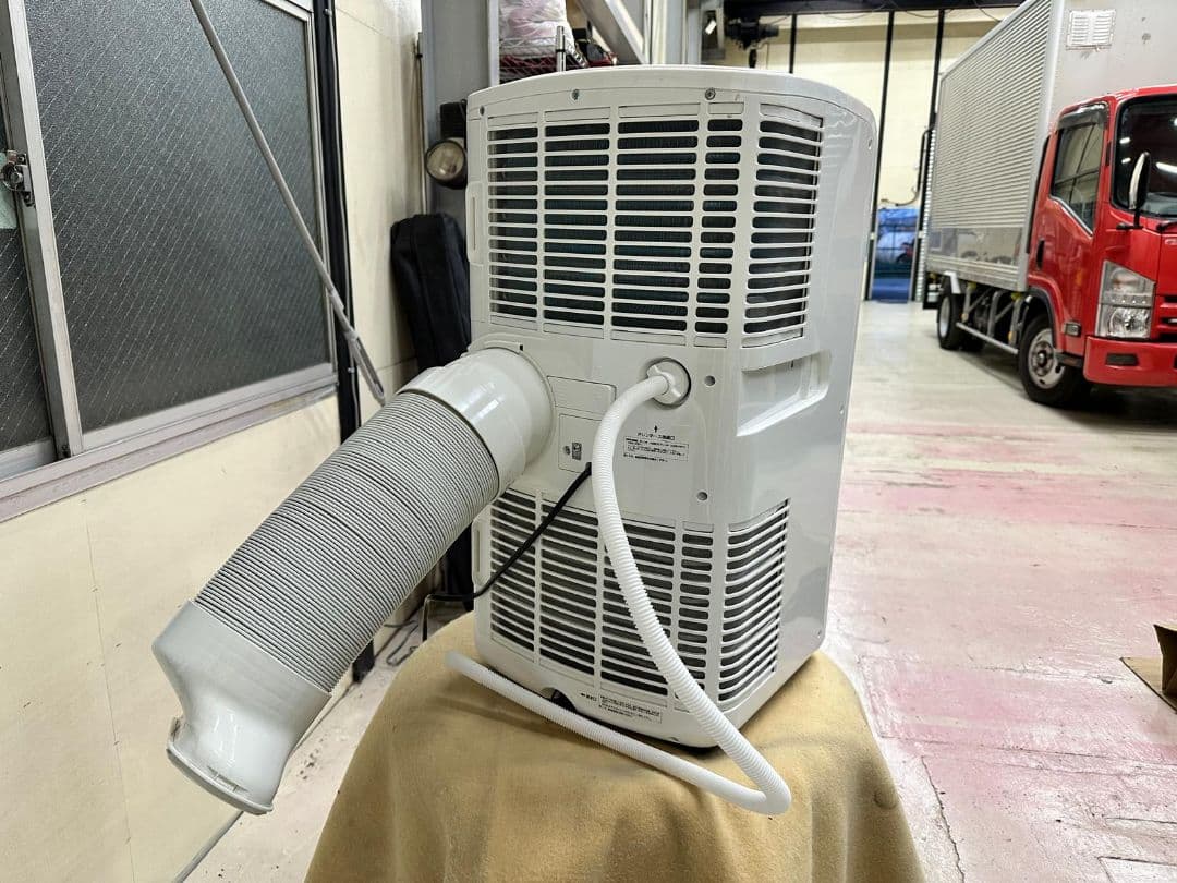 ナカトミMAC-20 ポータブルエアコン ホワイト 冷房機能付き