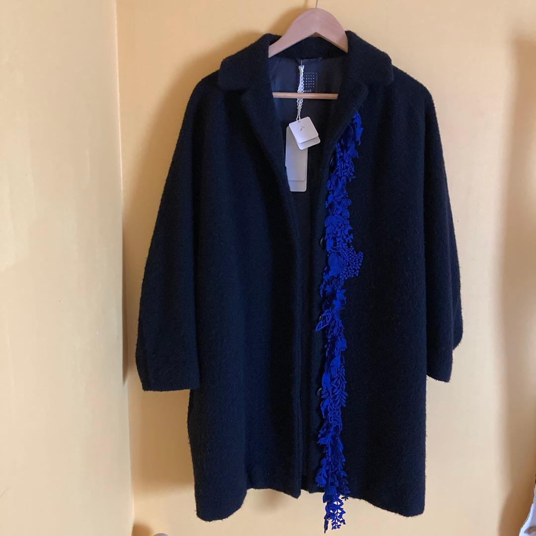 《値下げしました》ミナペルホネン forest parade ネイビー　38