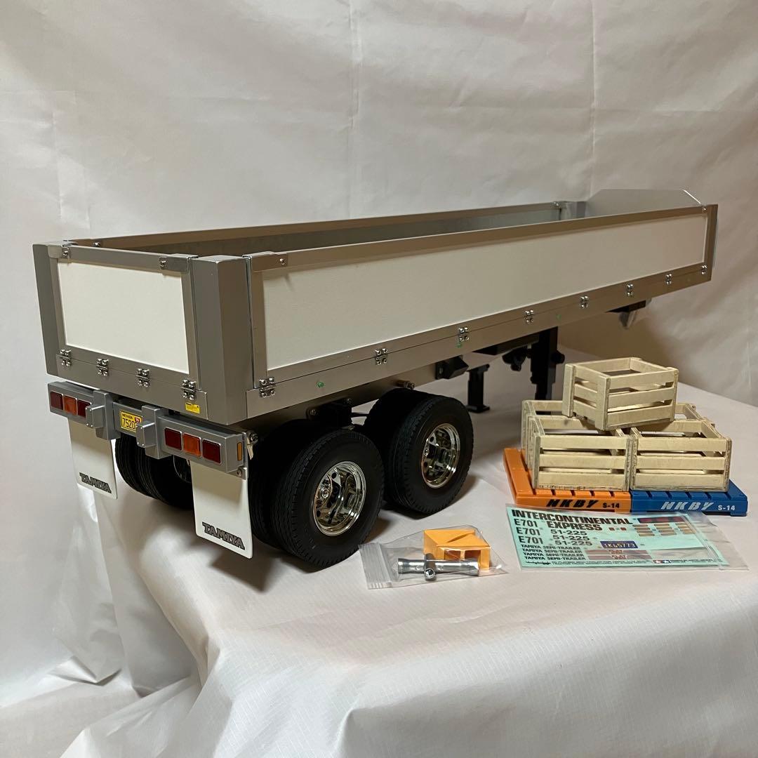 タミヤ トレーラートラック用 アオリ付セミトレーラー フル装備 新品未使用