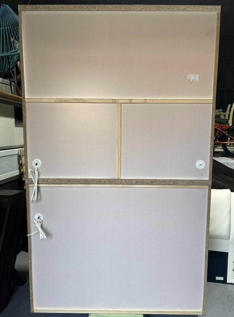 最高級 日本製 古賀家具キッチンボード 幅120cm Used/美品 訳あり