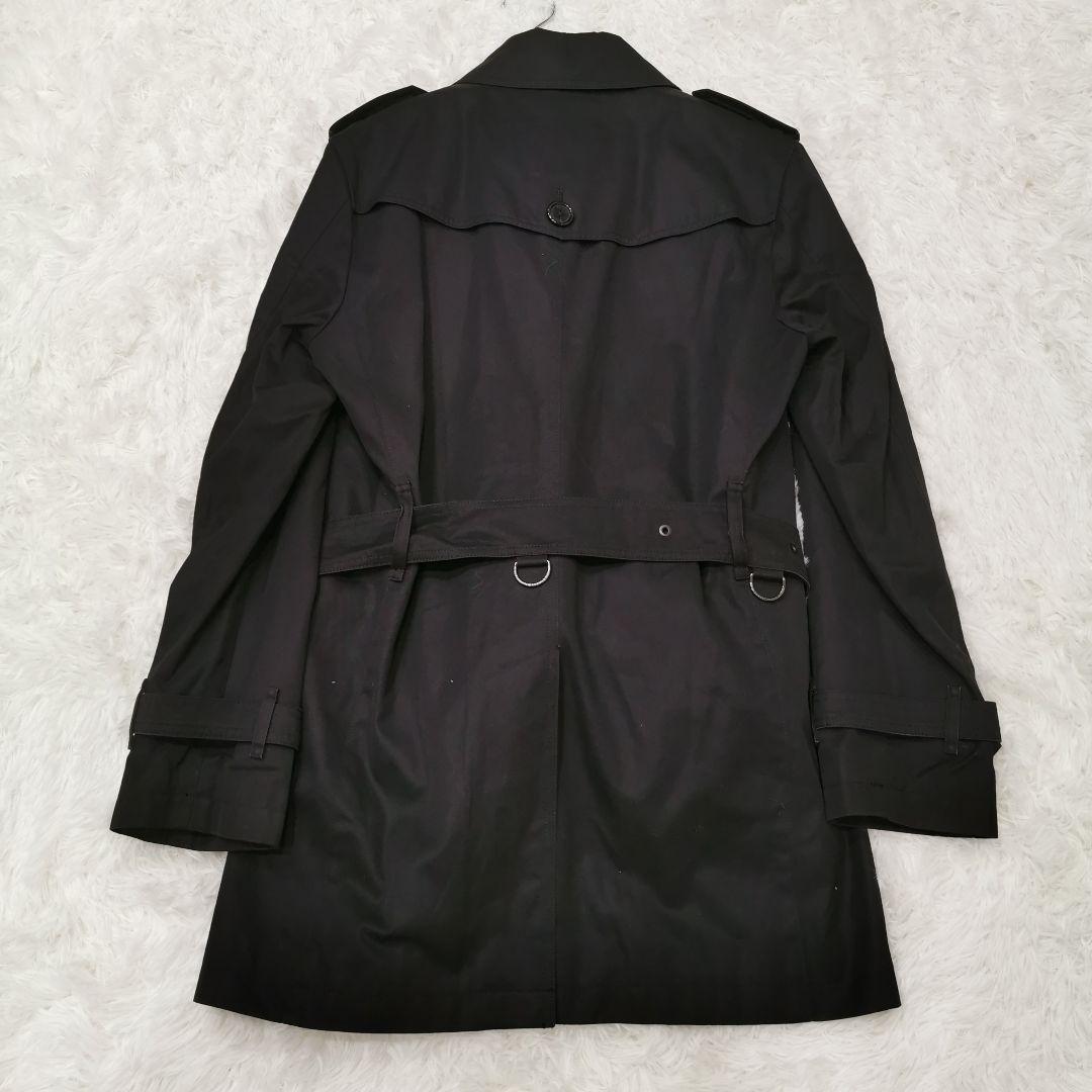 バーバリーブラックレーベル ライナー ベルト付 トレンチコート 黒 Mサイズ