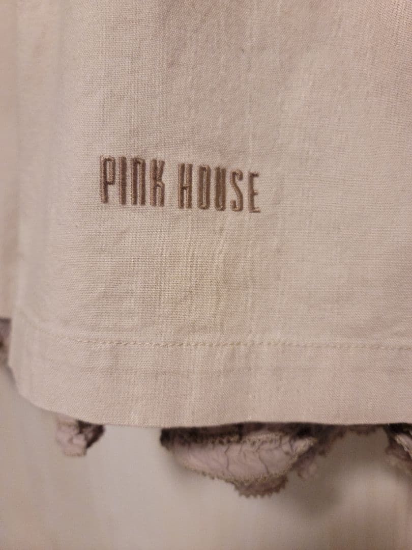 PINK HOUSE コットンリネンキャンバススカート